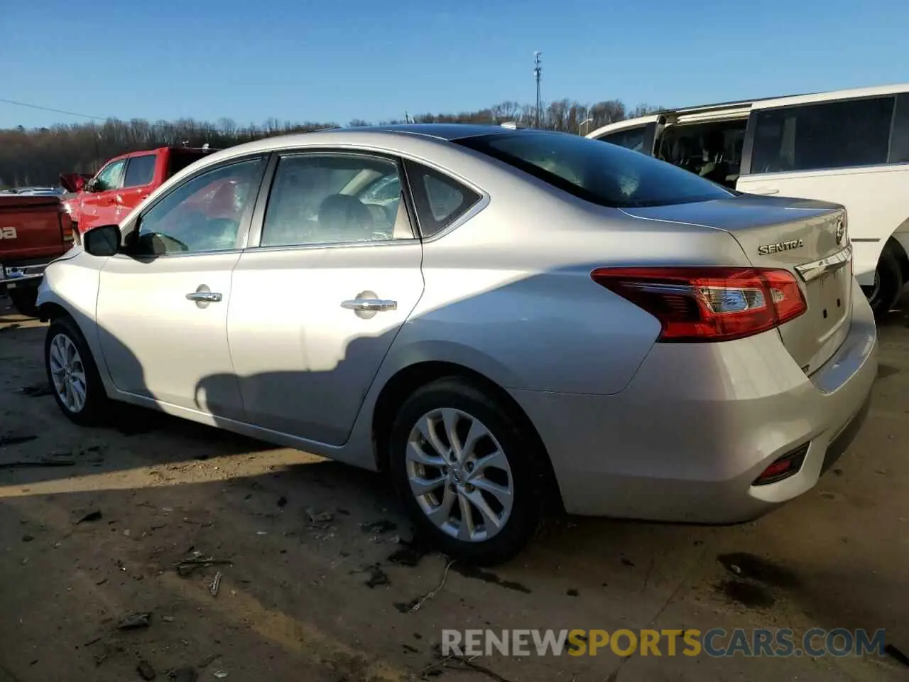 2 Photograph of a damaged car 3N1AB7AP9KY246074 NISSAN SENTRA 2019
