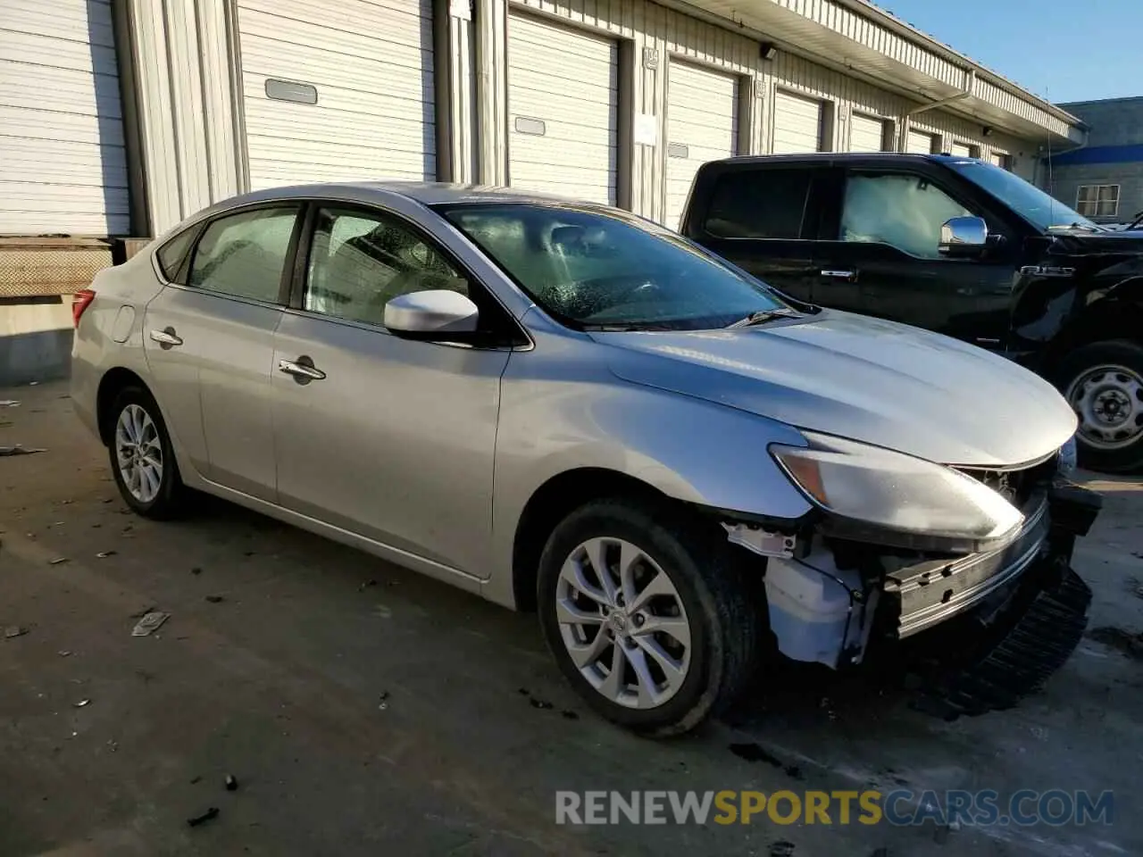 4 Photograph of a damaged car 3N1AB7AP9KY246074 NISSAN SENTRA 2019