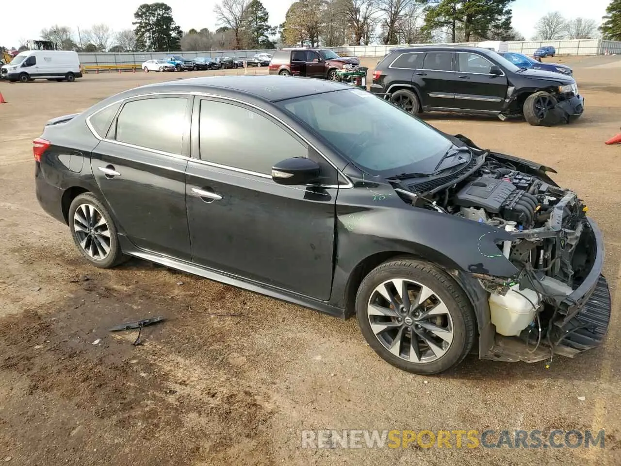 4 Photograph of a damaged car 3N1AB7AP9KY262632 NISSAN SENTRA 2019