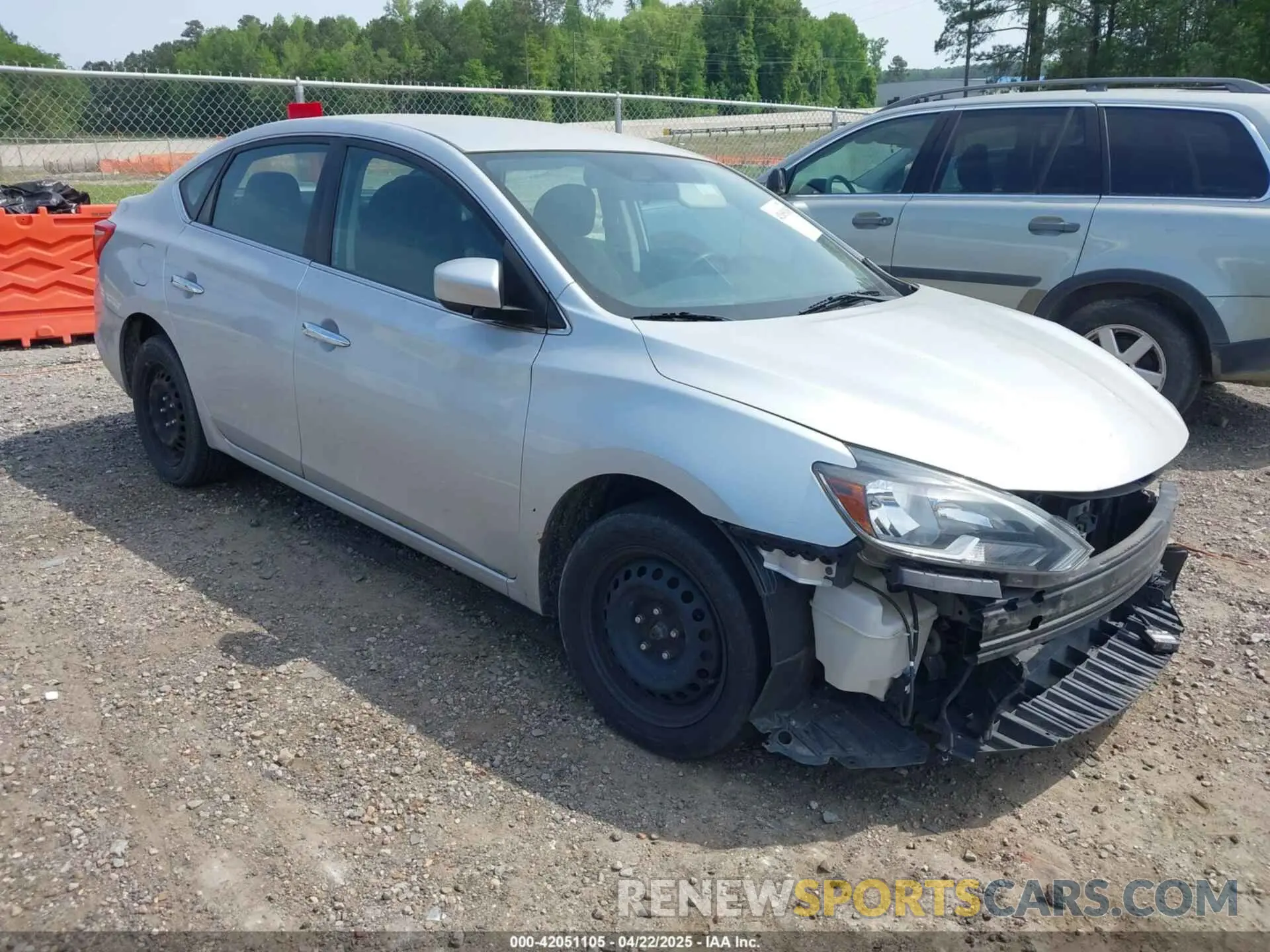1 Photograph of a damaged car 3N1AB7AP9KY267085 NISSAN SENTRA 2019