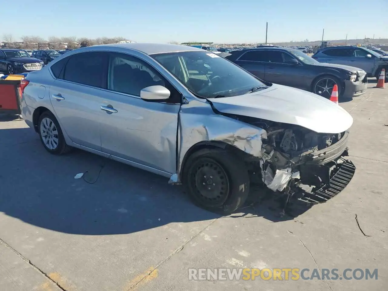 4 Photograph of a damaged car 3N1AB7AP9KY268589 NISSAN SENTRA 2019