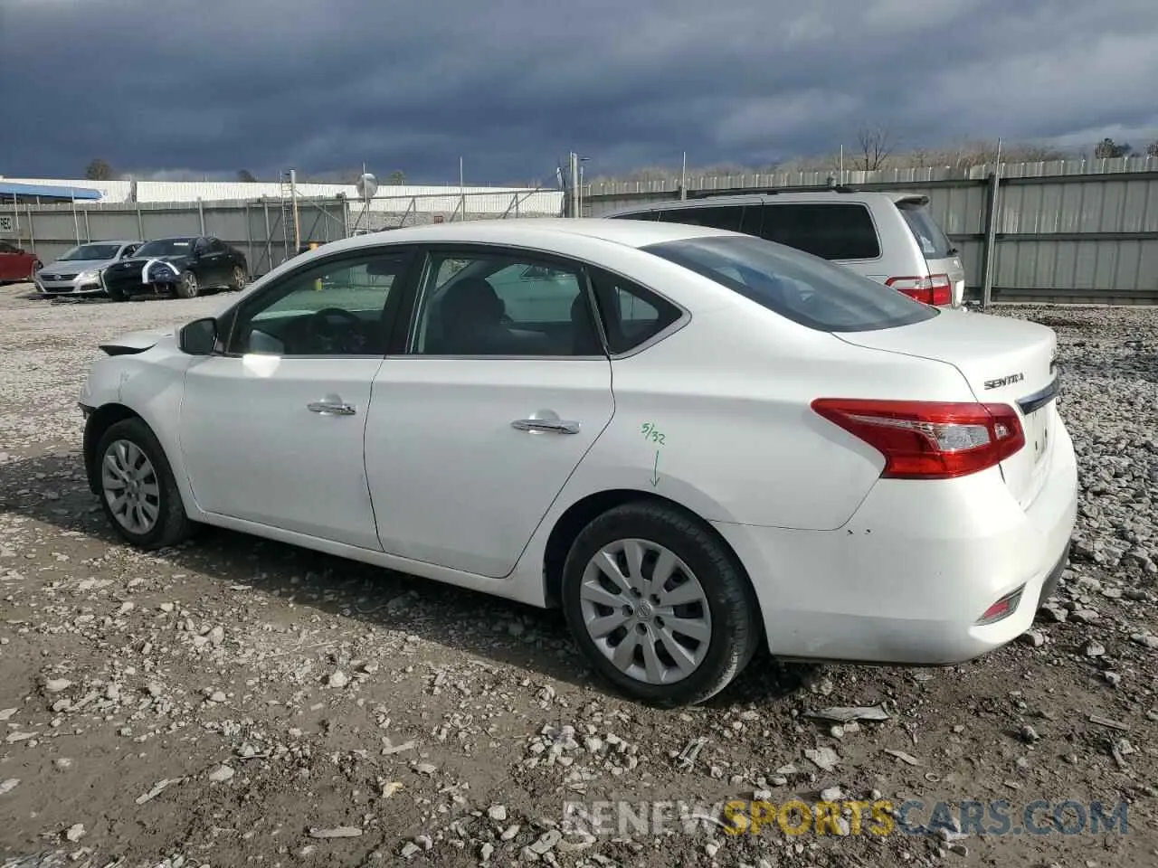 2 Photograph of a damaged car 3N1AB7AP9KY268950 NISSAN SENTRA 2019