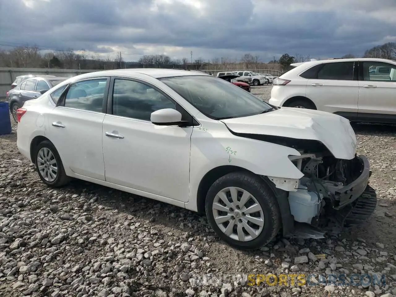 4 Photograph of a damaged car 3N1AB7AP9KY268950 NISSAN SENTRA 2019