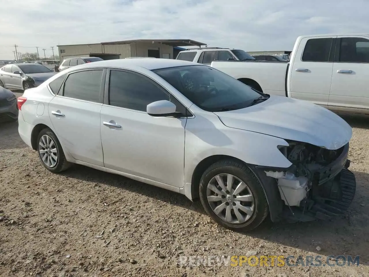 4 Photograph of a damaged car 3N1AB7AP9KY290415 NISSAN SENTRA 2019