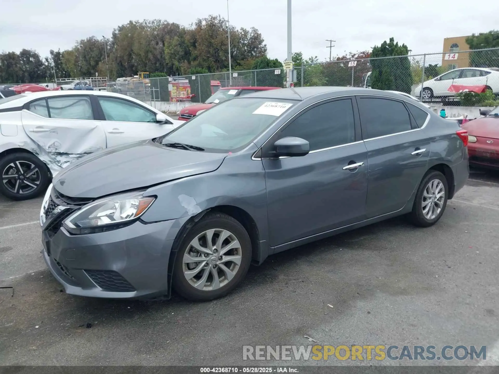 2 Photograph of a damaged car 3N1AB7AP9KY293797 NISSAN SENTRA 2019