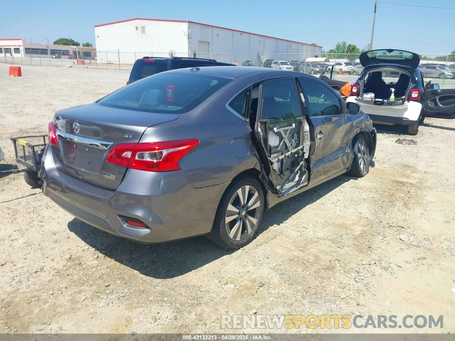 4 Photograph of a damaged car 3N1AB7AP9KY296277 NISSAN SENTRA 2019