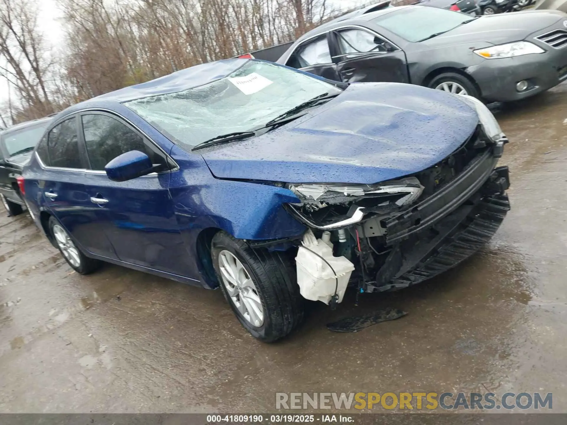 1 Photograph of a damaged car 3N1AB7AP9KY296702 NISSAN SENTRA 2019