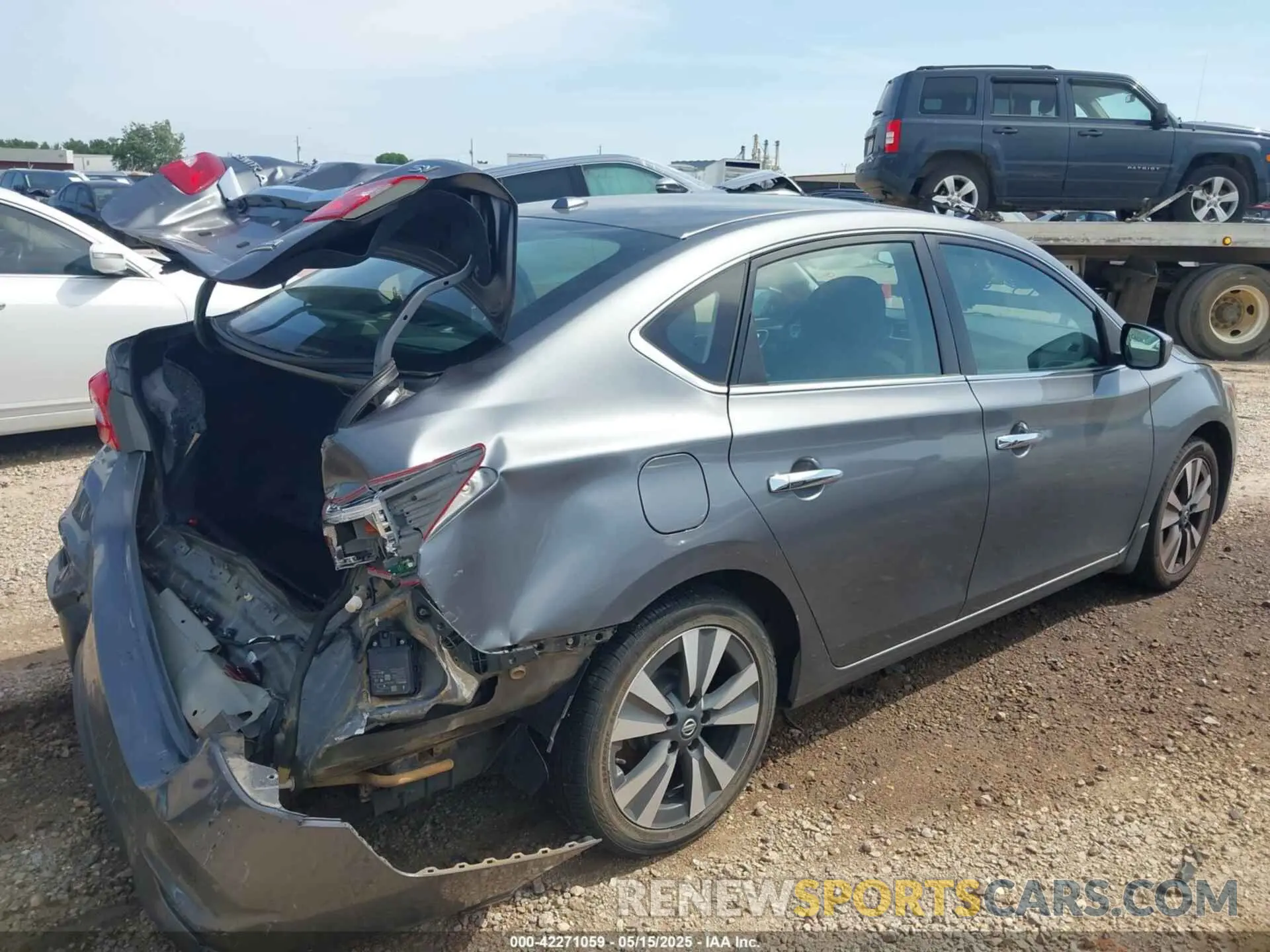 4 Photograph of a damaged car 3N1AB7AP9KY300456 NISSAN SENTRA 2019