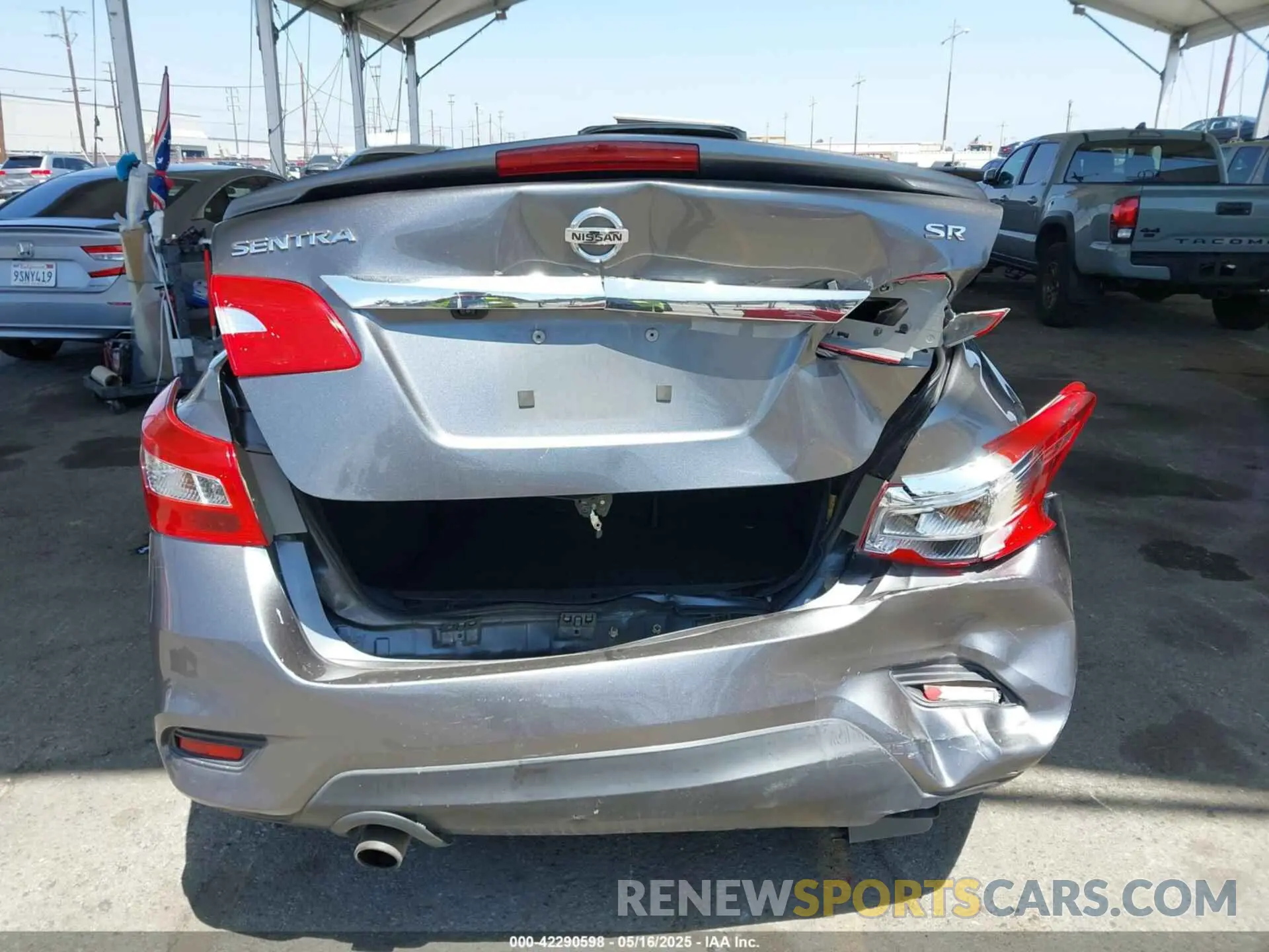 16 Photograph of a damaged car 3N1AB7AP9KY304295 NISSAN SENTRA 2019