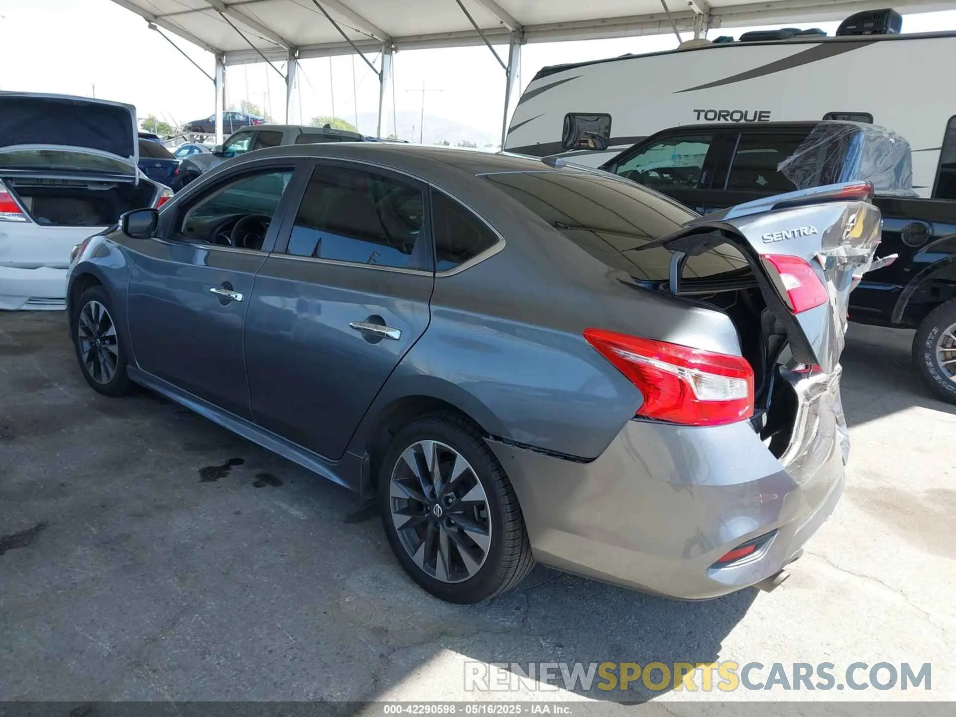 3 Photograph of a damaged car 3N1AB7AP9KY304295 NISSAN SENTRA 2019