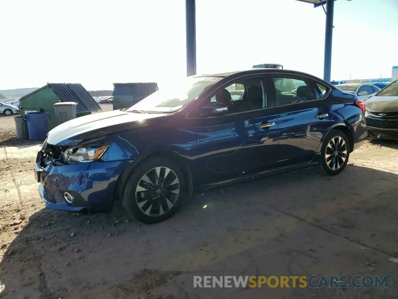 1 Photograph of a damaged car 3N1AB7AP9KY310887 NISSAN SENTRA 2019
