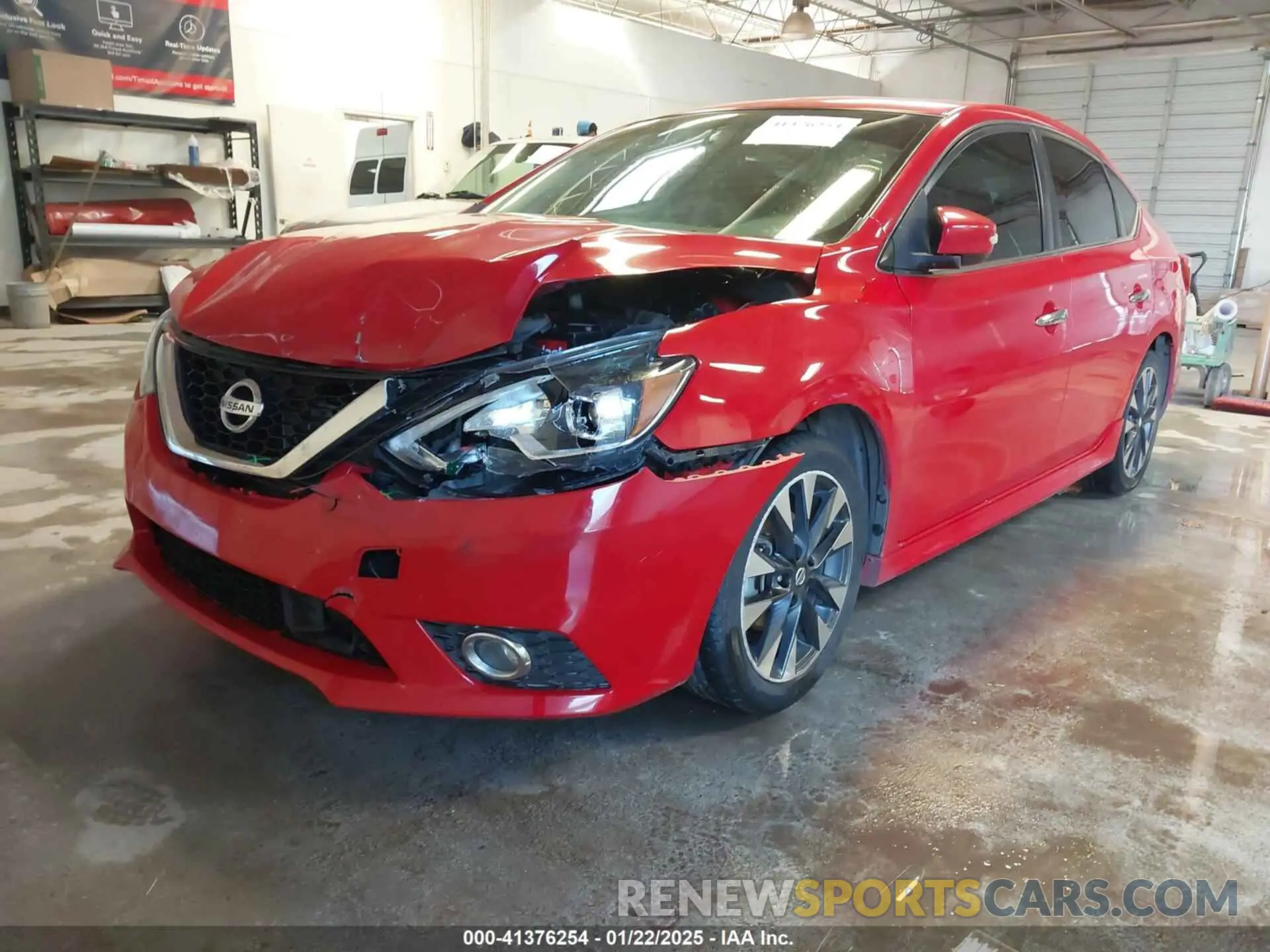 2 Photograph of a damaged car 3N1AB7AP9KY313935 NISSAN SENTRA 2019