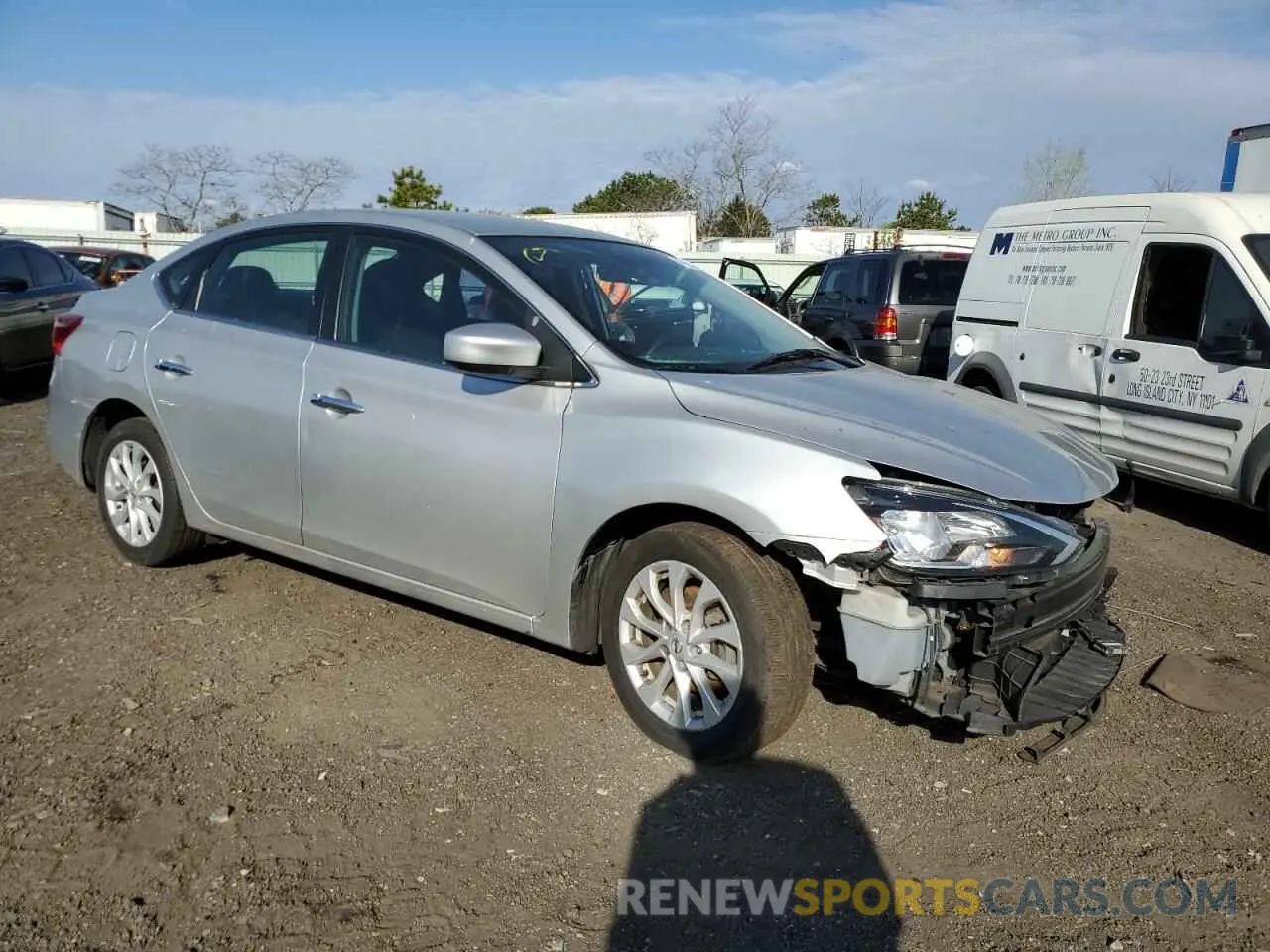 4 Photograph of a damaged car 3N1AB7AP9KY319816 NISSAN SENTRA 2019