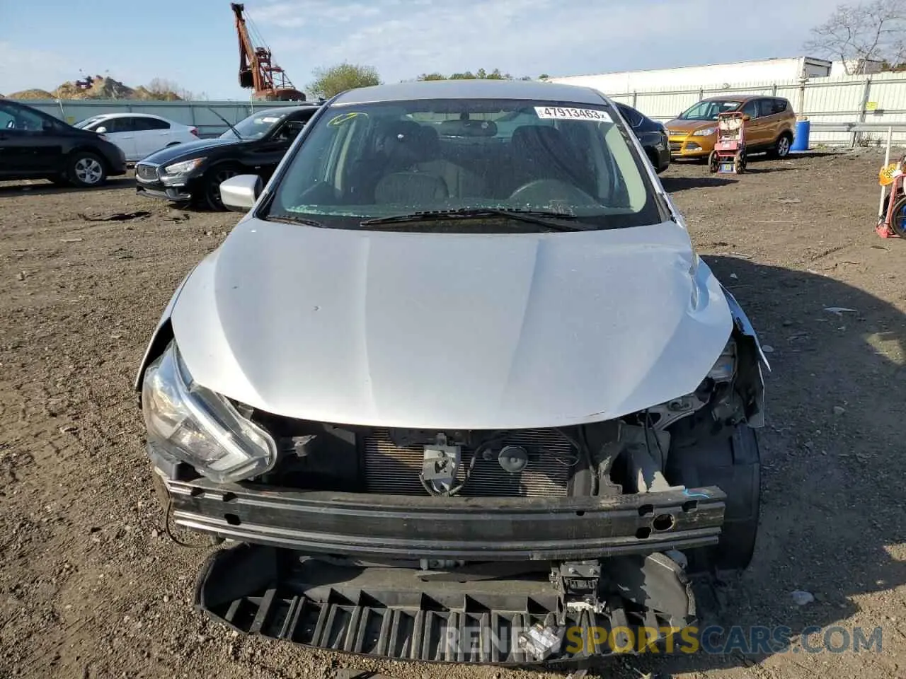 5 Photograph of a damaged car 3N1AB7AP9KY319816 NISSAN SENTRA 2019