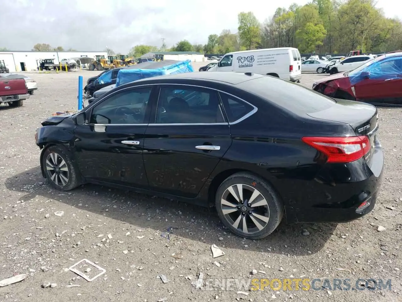 2 Photograph of a damaged car 3N1AB7AP9KY322442 NISSAN SENTRA 2019