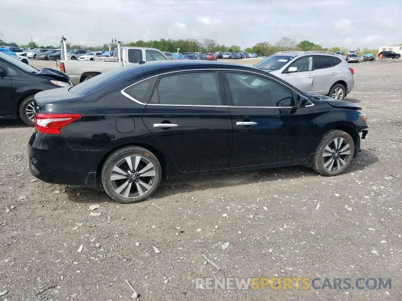 3 Photograph of a damaged car 3N1AB7AP9KY322442 NISSAN SENTRA 2019