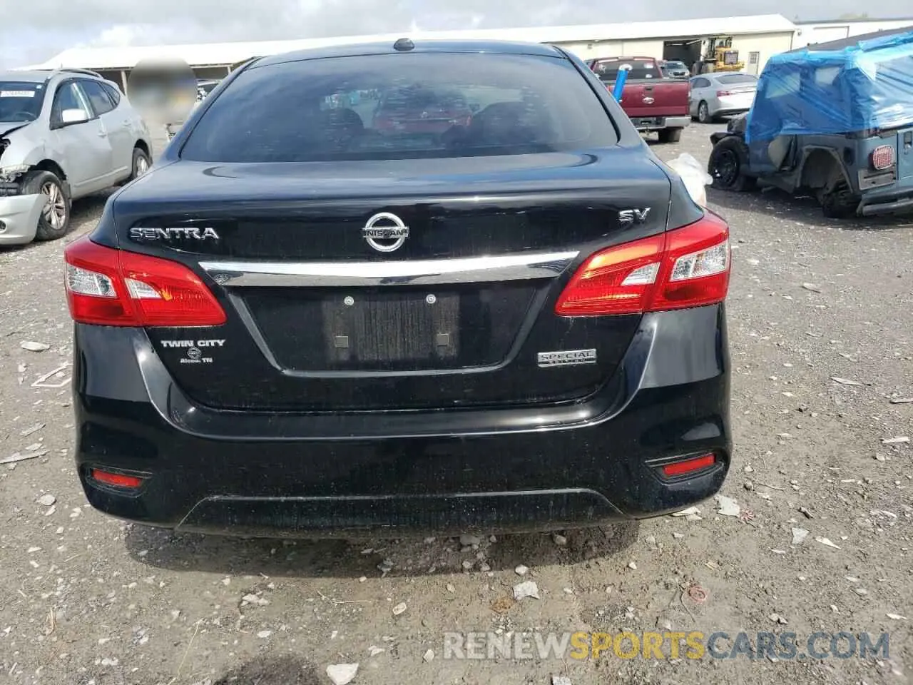 6 Photograph of a damaged car 3N1AB7AP9KY322442 NISSAN SENTRA 2019