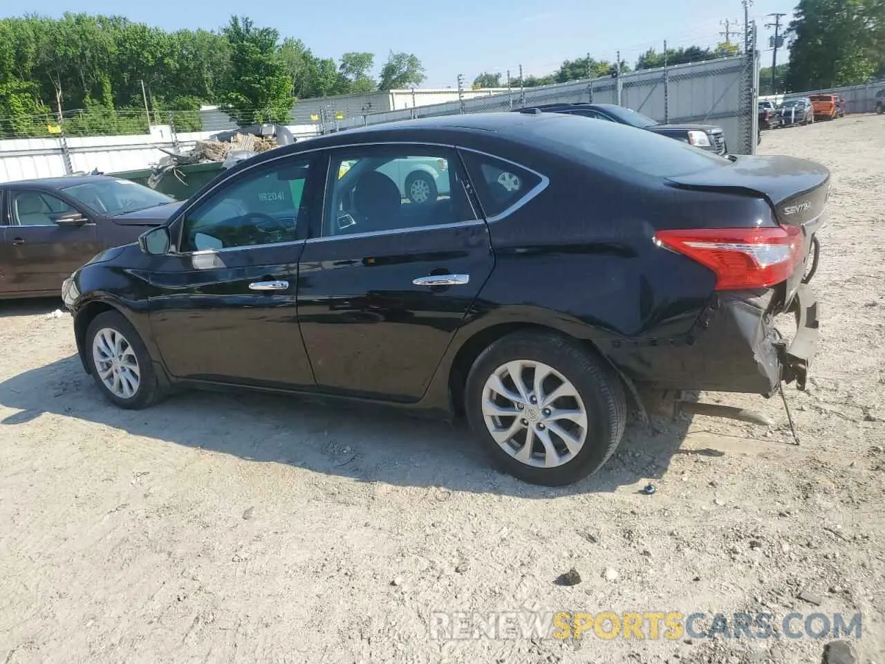 2 Photograph of a damaged car 3N1AB7AP9KY328631 NISSAN SENTRA 2019