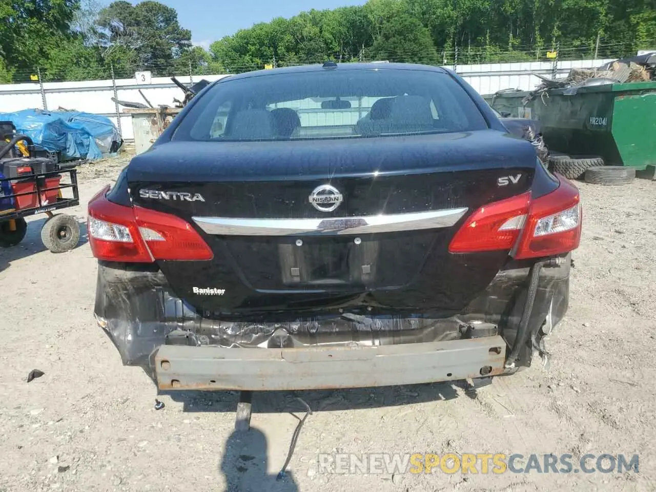6 Photograph of a damaged car 3N1AB7AP9KY328631 NISSAN SENTRA 2019
