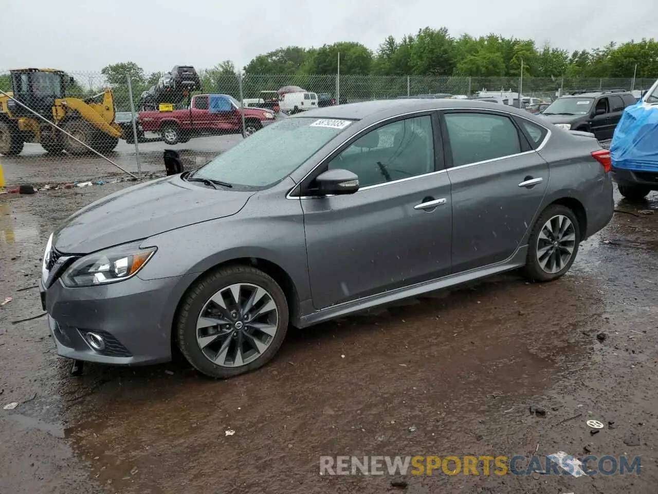1 Photograph of a damaged car 3N1AB7AP9KY333361 NISSAN SENTRA 2019
