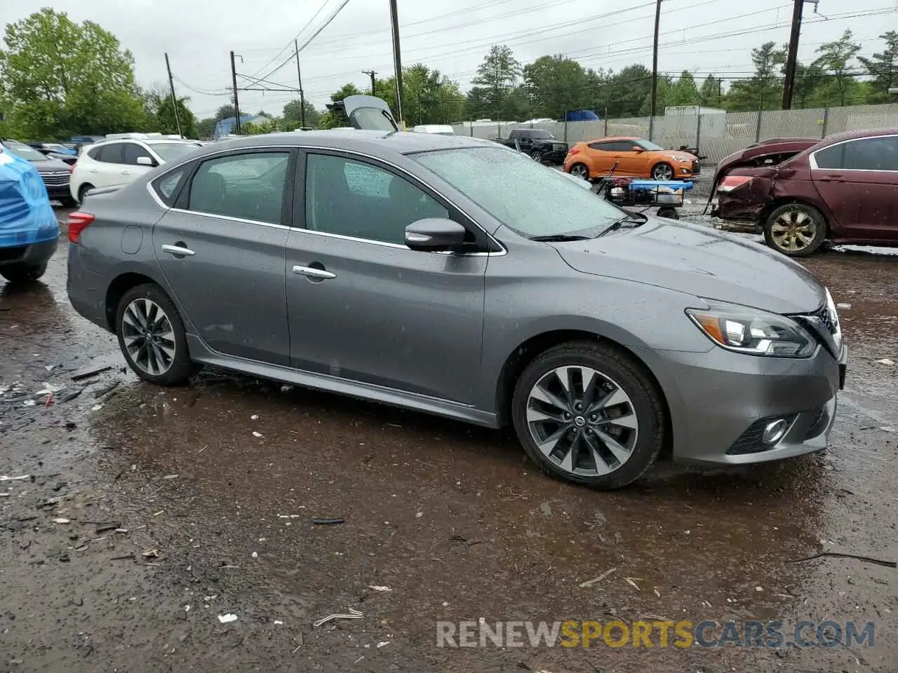4 Photograph of a damaged car 3N1AB7AP9KY333361 NISSAN SENTRA 2019