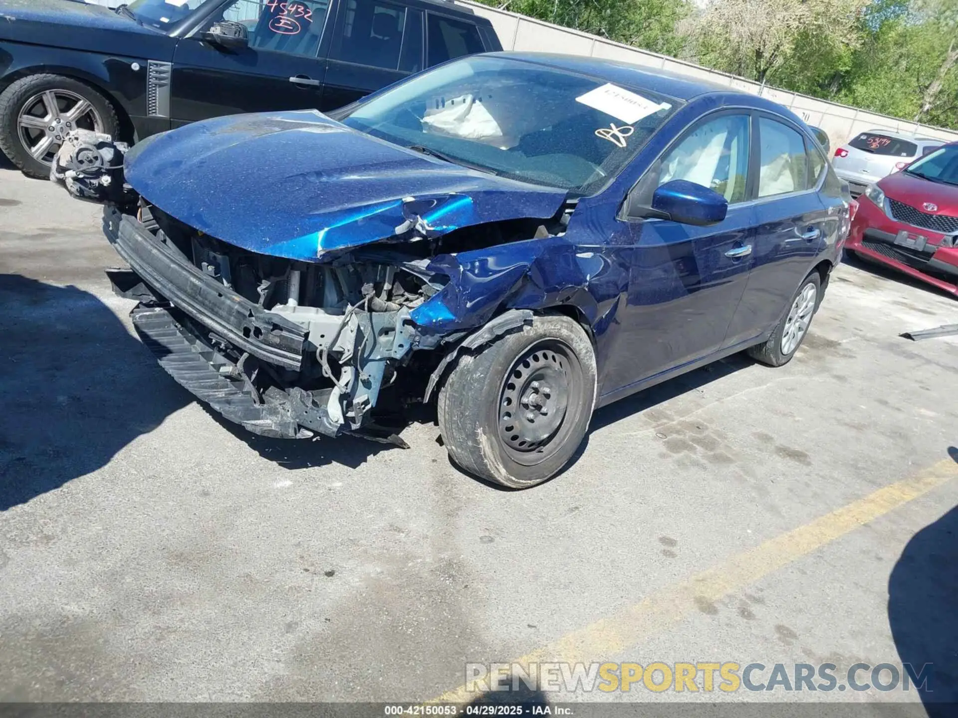 2 Photograph of a damaged car 3N1AB7AP9KY335904 NISSAN SENTRA 2019