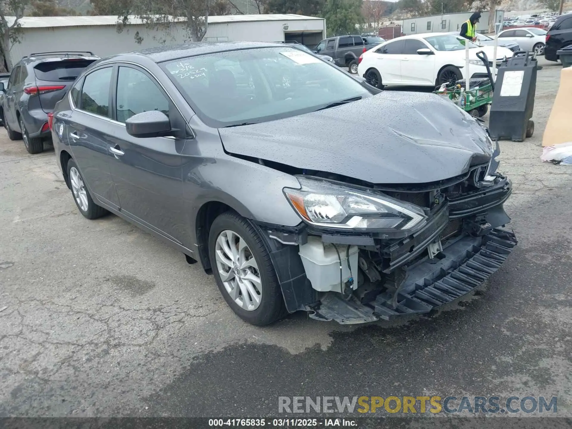1 Photograph of a damaged car 3N1AB7AP9KY336504 NISSAN SENTRA 2019