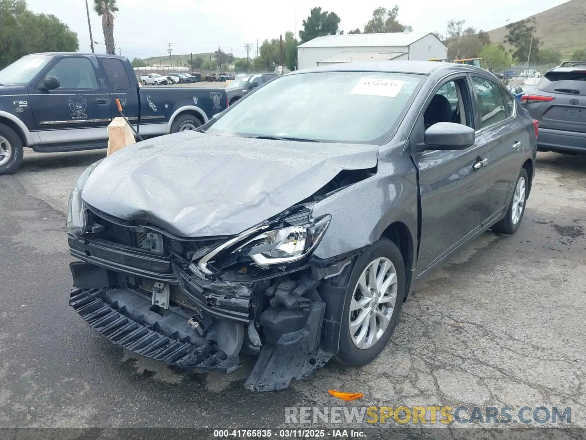 2 Photograph of a damaged car 3N1AB7AP9KY336504 NISSAN SENTRA 2019
