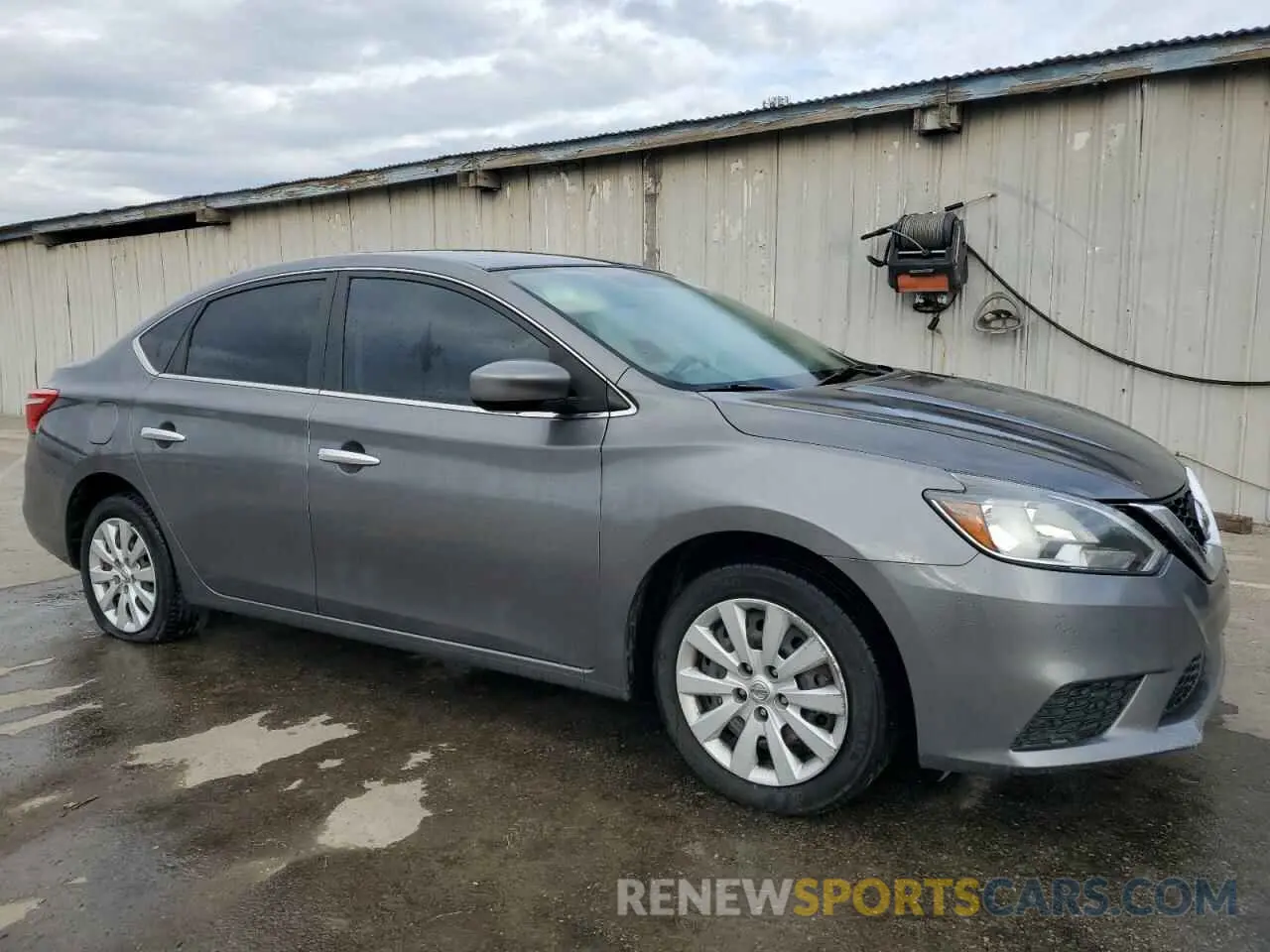 4 Photograph of a damaged car 3N1AB7AP9KY338608 NISSAN SENTRA 2019