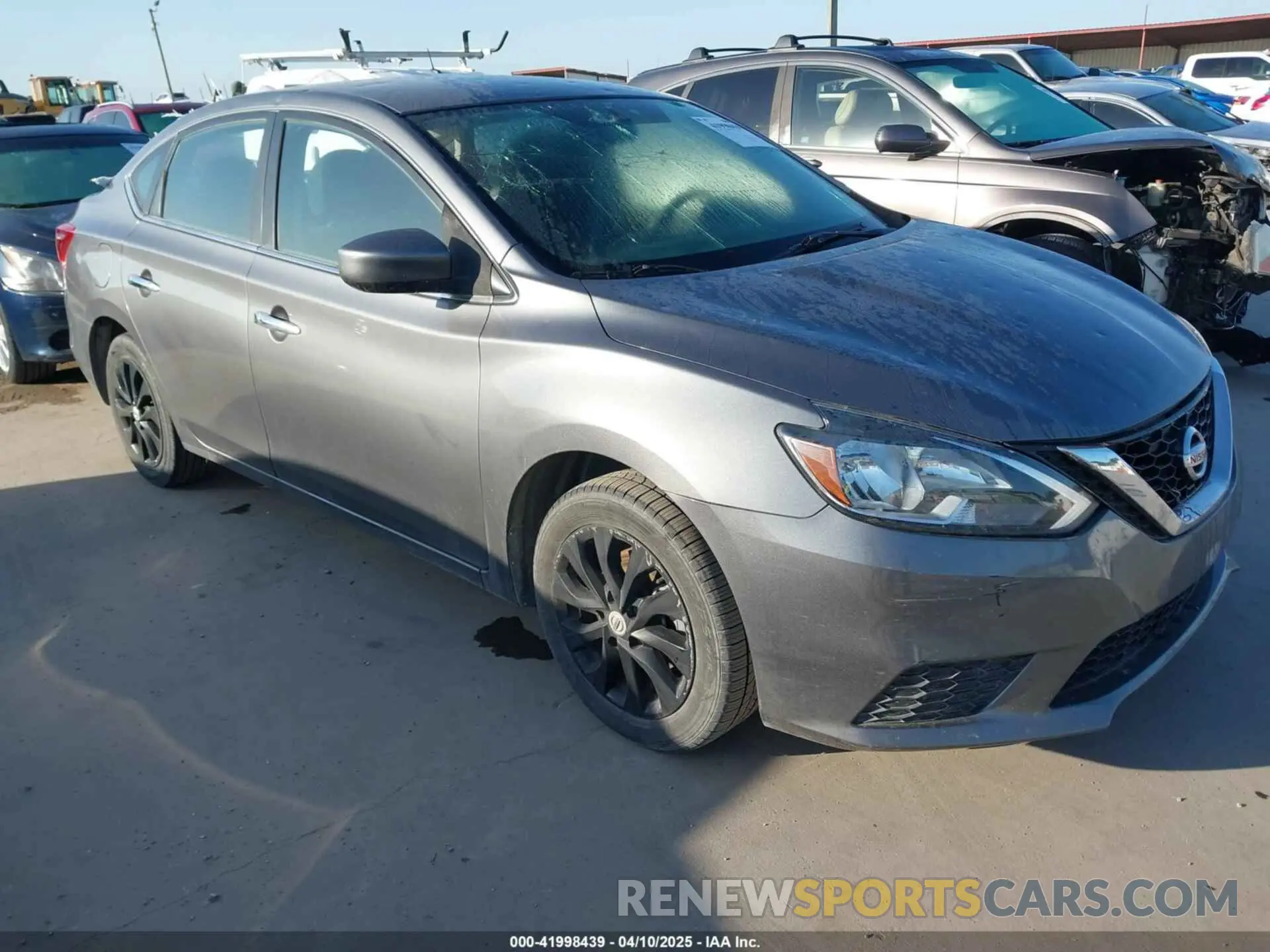 1 Photograph of a damaged car 3N1AB7AP9KY342030 NISSAN SENTRA 2019