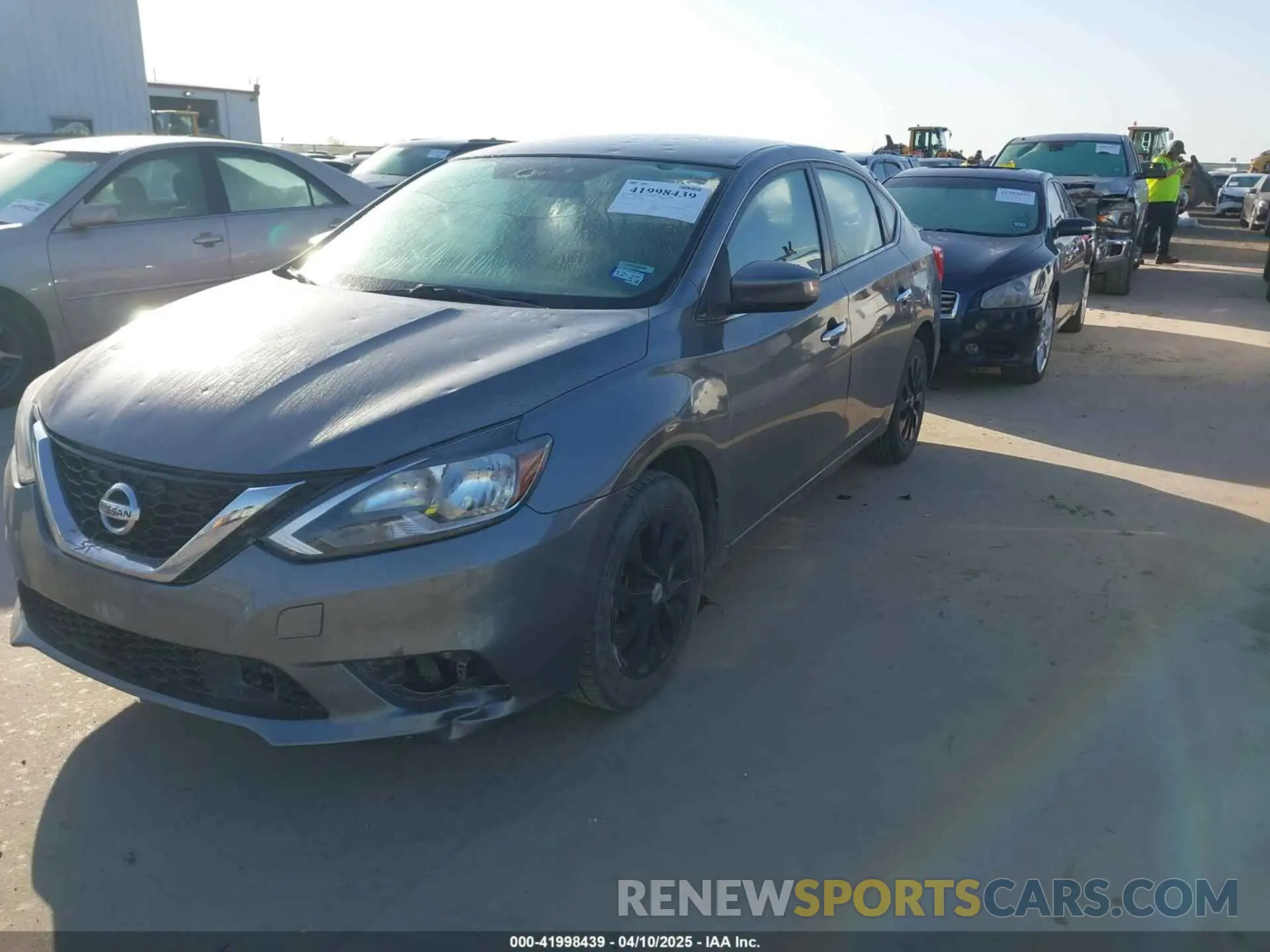 2 Photograph of a damaged car 3N1AB7AP9KY342030 NISSAN SENTRA 2019