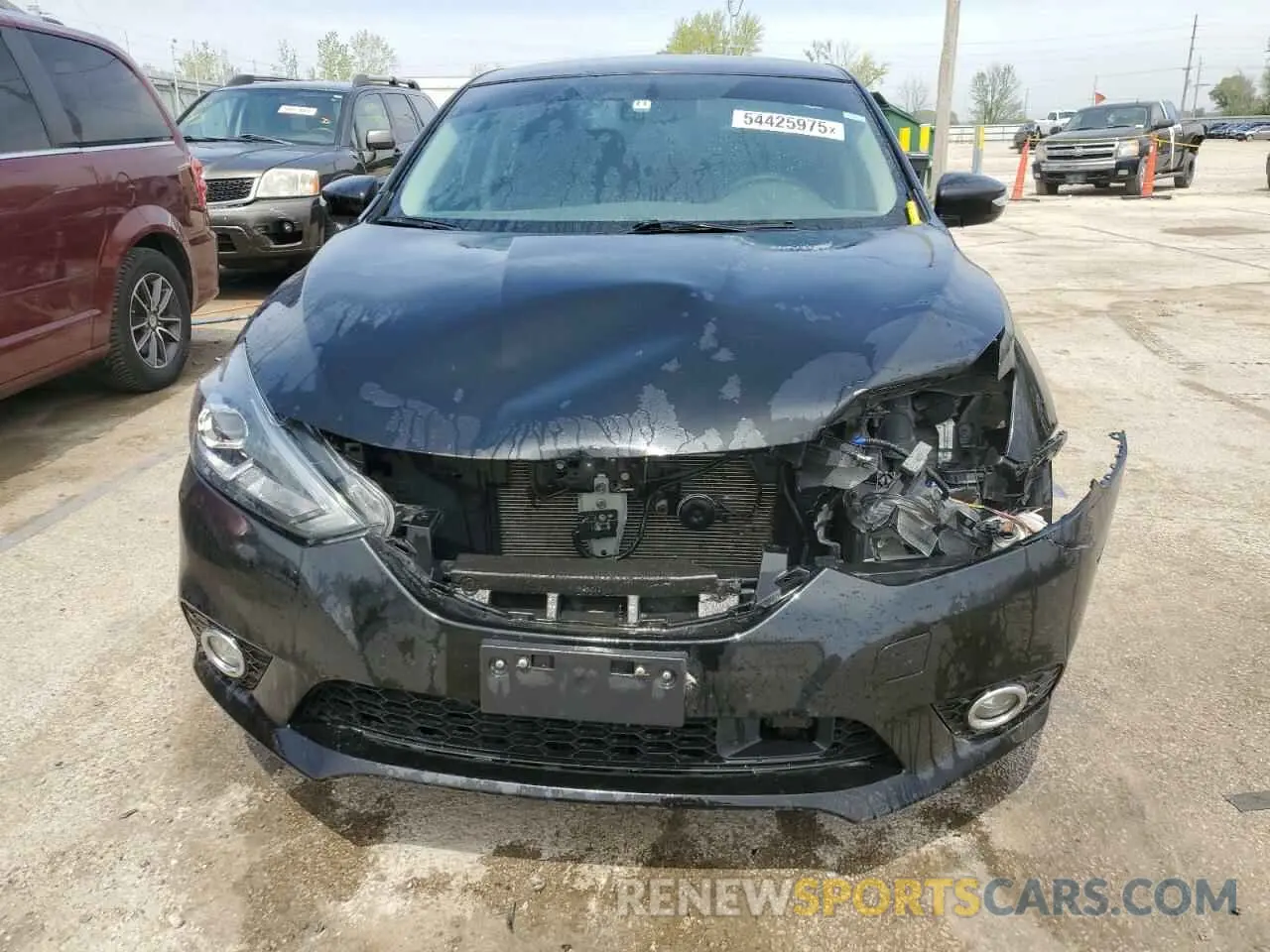 5 Photograph of a damaged car 3N1AB7AP9KY344408 NISSAN SENTRA 2019