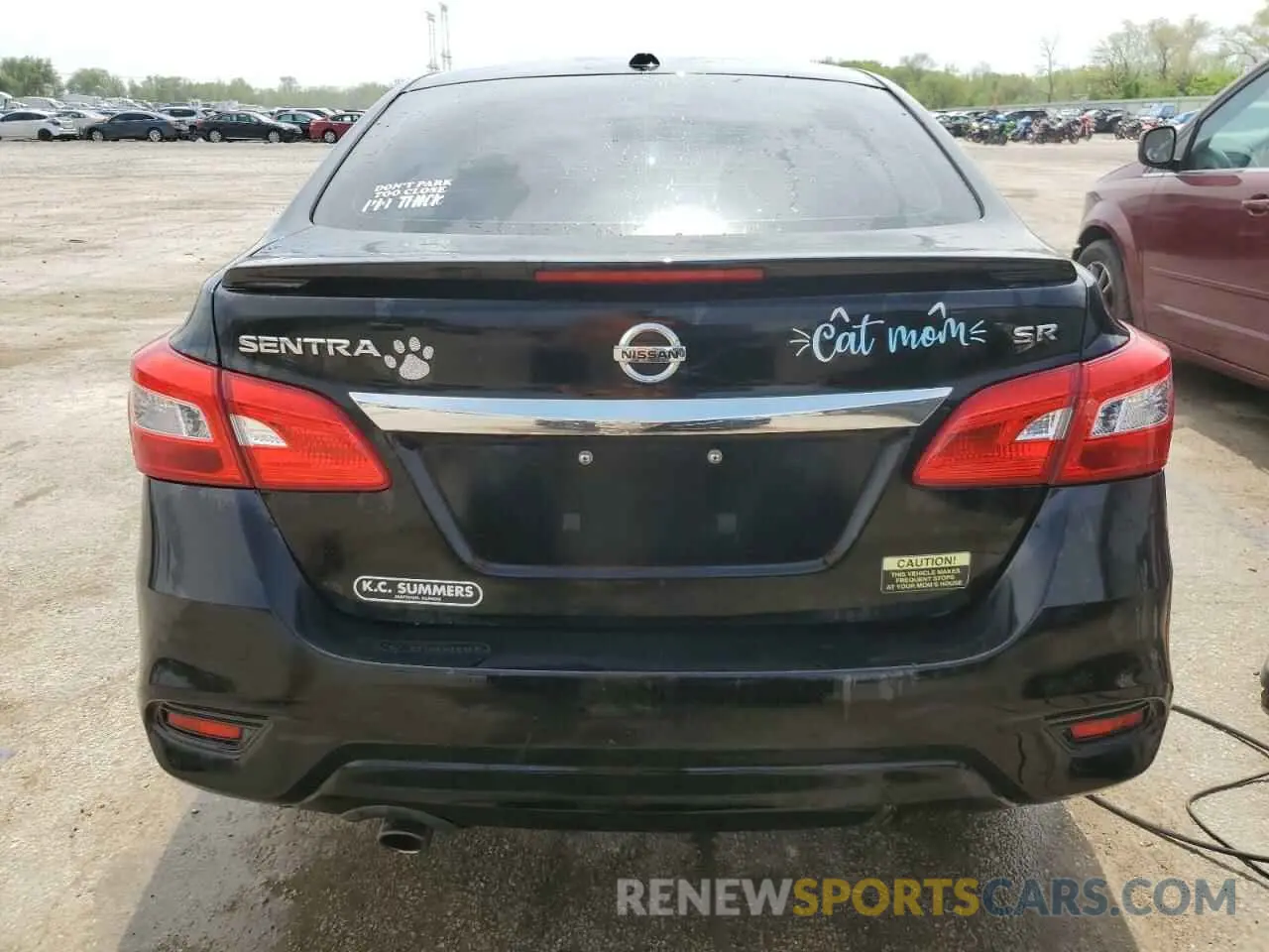 6 Photograph of a damaged car 3N1AB7AP9KY344408 NISSAN SENTRA 2019