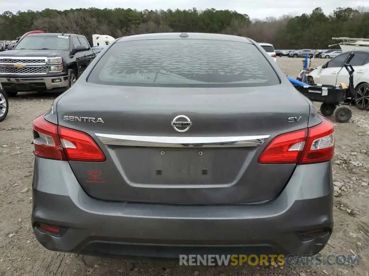 6 Photograph of a damaged car 3N1AB7AP9KY346739 NISSAN SENTRA 2019