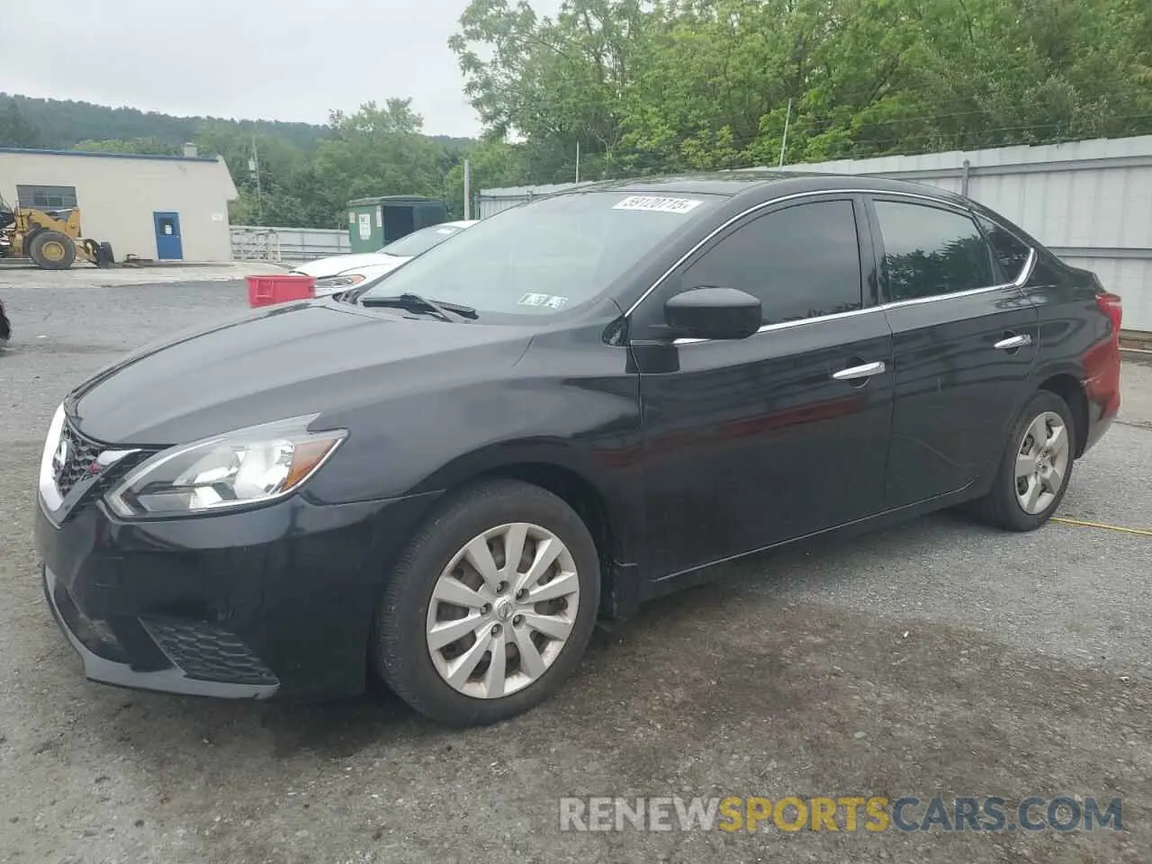 1 Photograph of a damaged car 3N1AB7AP9KY347244 NISSAN SENTRA 2019