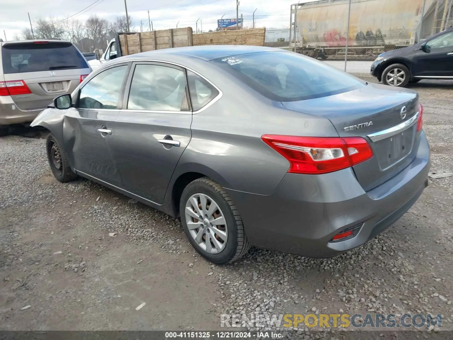 3 Photograph of a damaged car 3N1AB7AP9KY348572 NISSAN SENTRA 2019