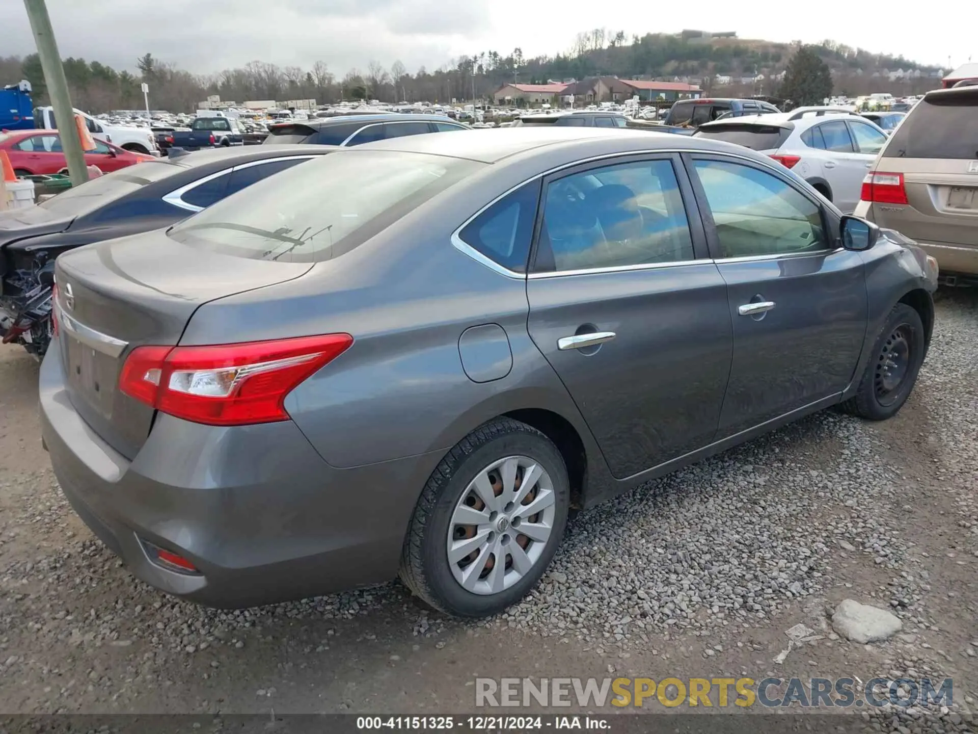 4 Photograph of a damaged car 3N1AB7AP9KY348572 NISSAN SENTRA 2019