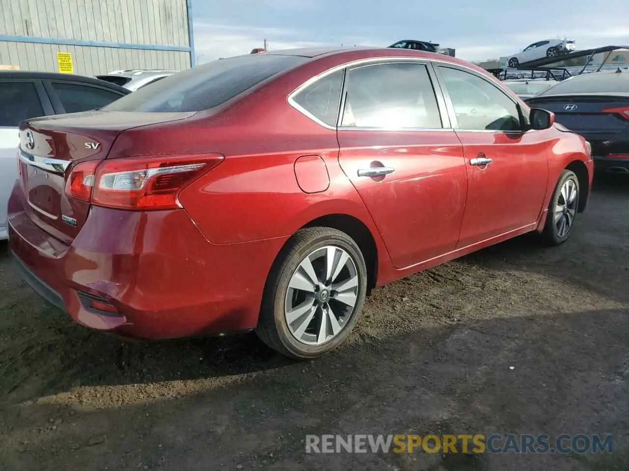 3 Photograph of a damaged car 3N1AB7AP9KY349883 NISSAN SENTRA 2019