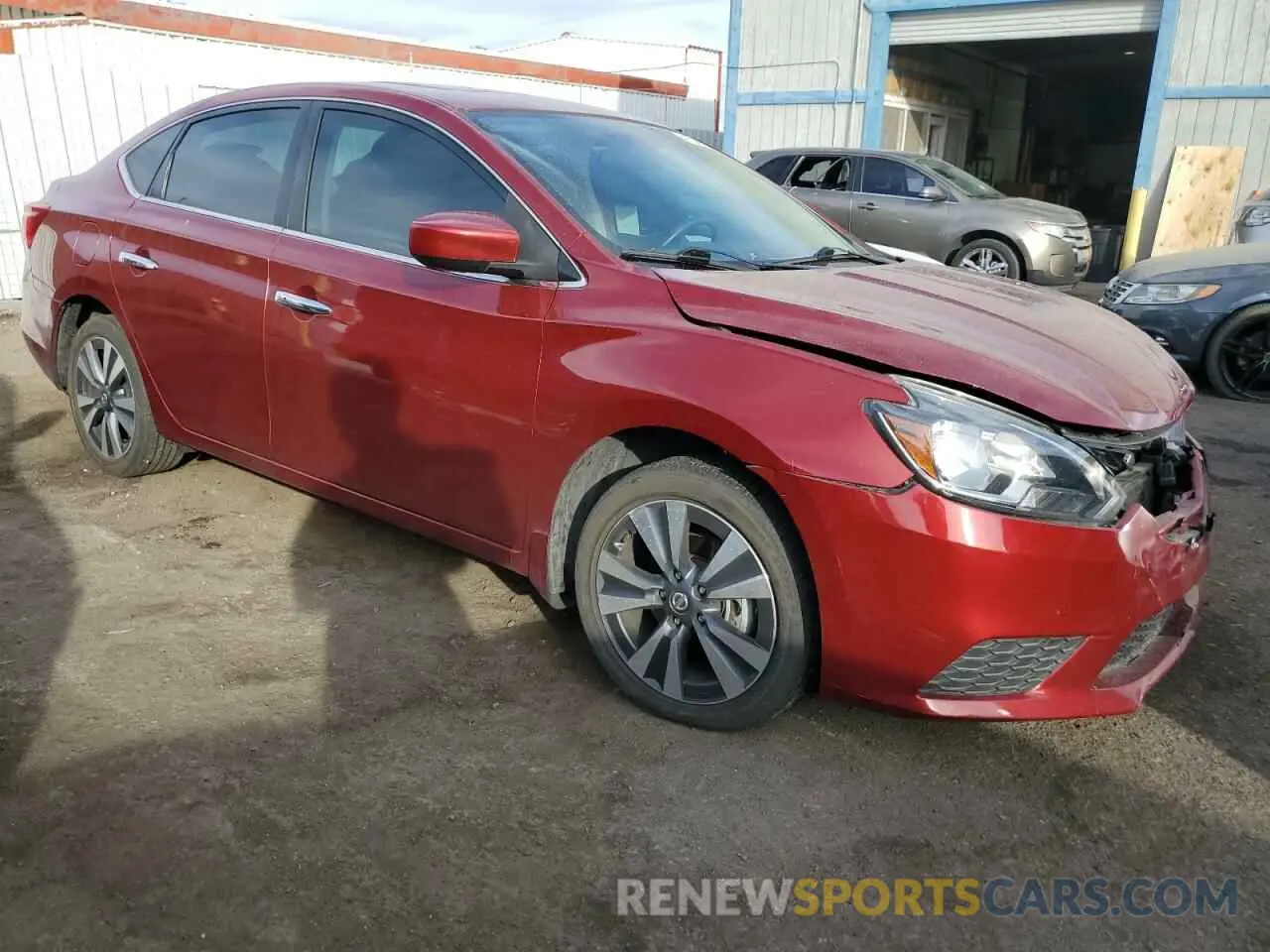 4 Photograph of a damaged car 3N1AB7AP9KY349883 NISSAN SENTRA 2019