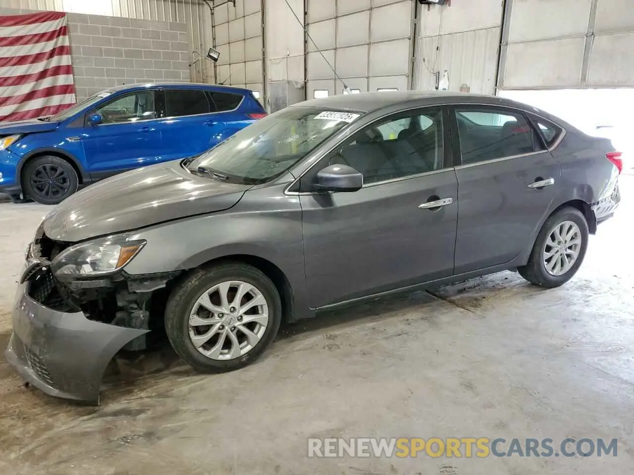 1 Photograph of a damaged car 3N1AB7AP9KY352895 NISSAN SENTRA 2019