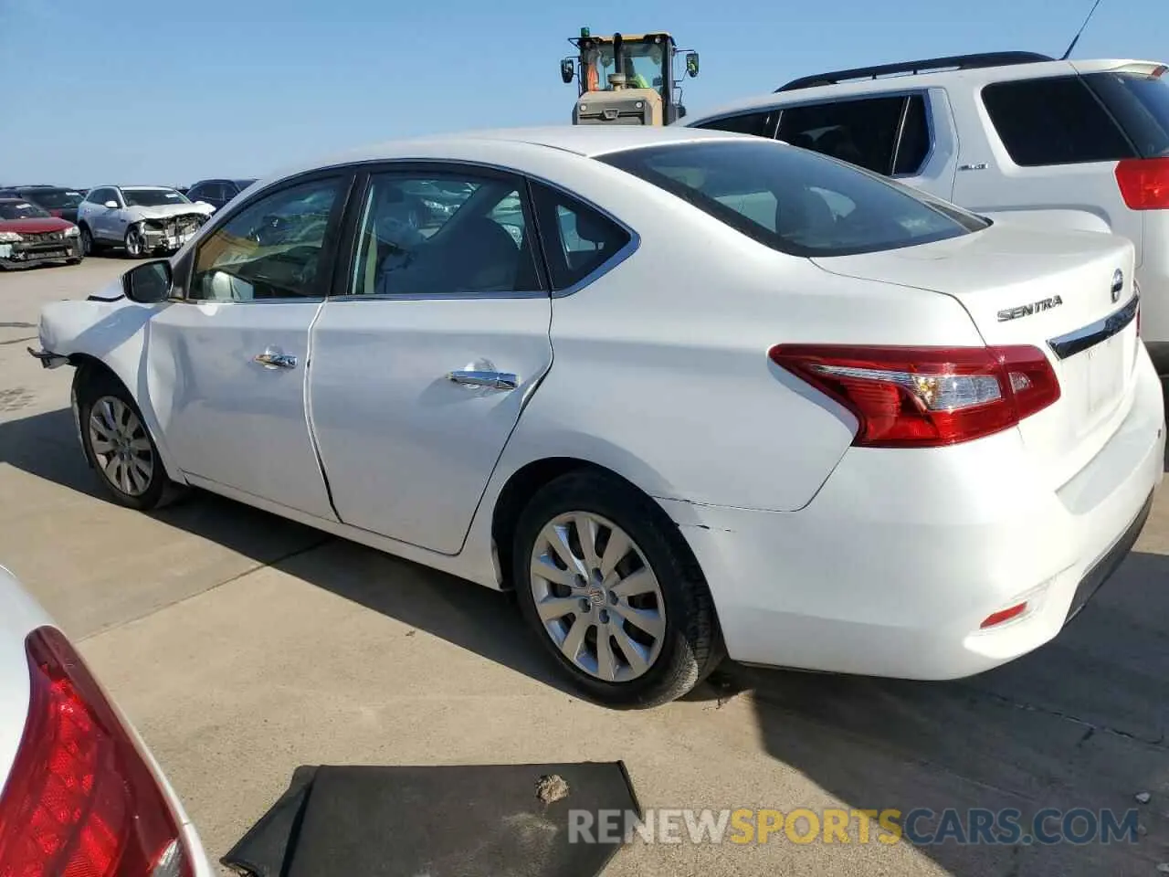 2 Photograph of a damaged car 3N1AB7AP9KY355196 NISSAN SENTRA 2019