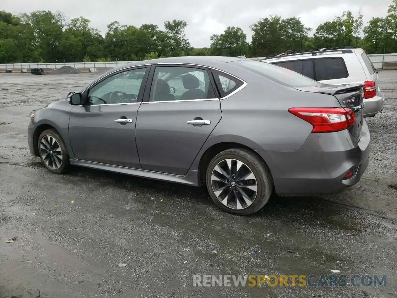 2 Photograph of a damaged car 3N1AB7AP9KY356445 NISSAN SENTRA 2019