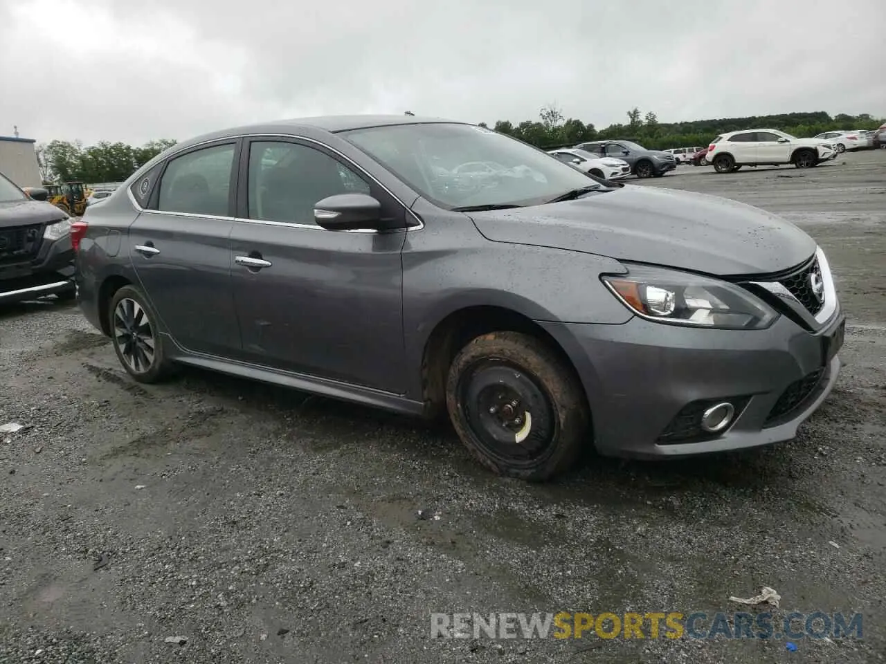 4 Photograph of a damaged car 3N1AB7AP9KY356445 NISSAN SENTRA 2019