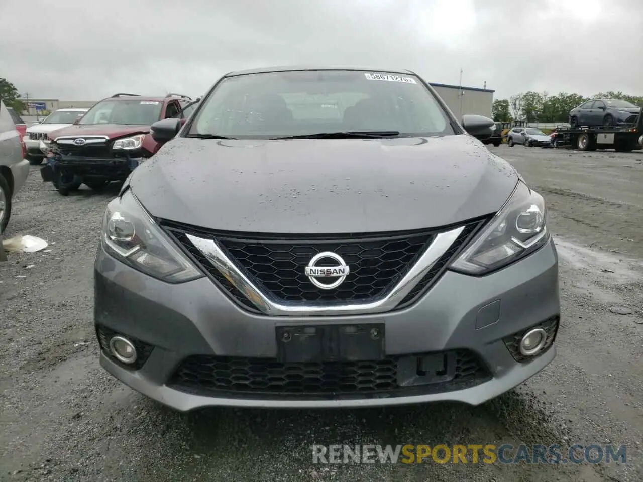 5 Photograph of a damaged car 3N1AB7AP9KY356445 NISSAN SENTRA 2019