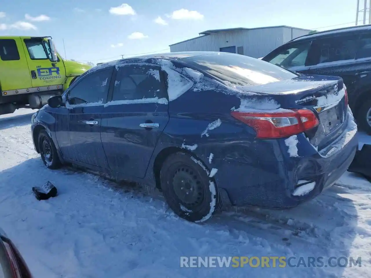 2 Photograph of a damaged car 3N1AB7AP9KY367655 NISSAN SENTRA 2019