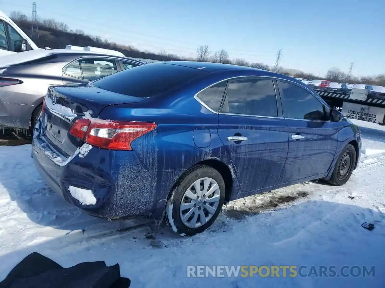 3 Photograph of a damaged car 3N1AB7AP9KY367655 NISSAN SENTRA 2019