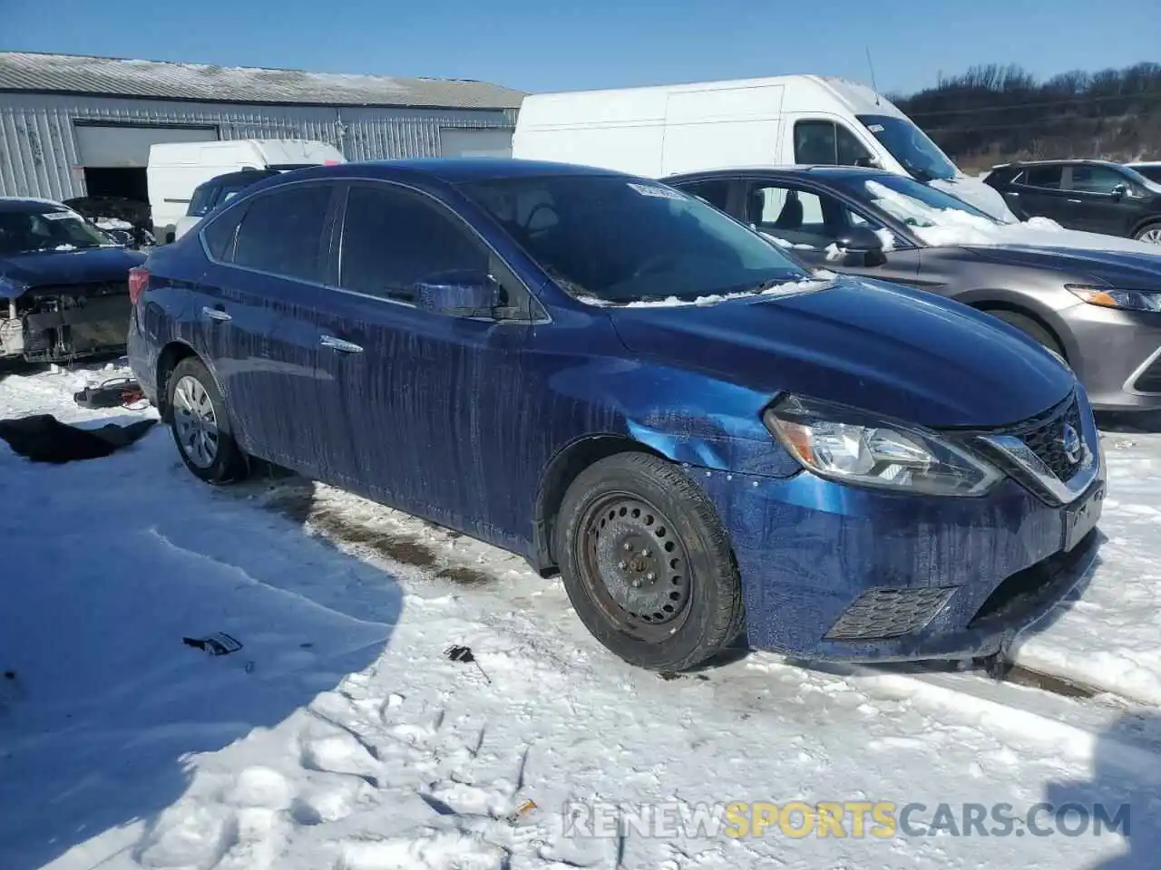 4 Photograph of a damaged car 3N1AB7AP9KY367655 NISSAN SENTRA 2019