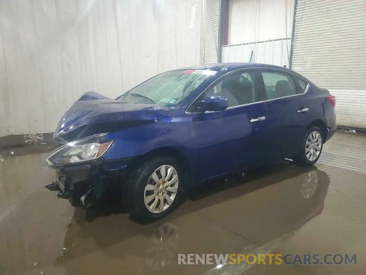 1 Photograph of a damaged car 3N1AB7AP9KY368787 NISSAN SENTRA 2019