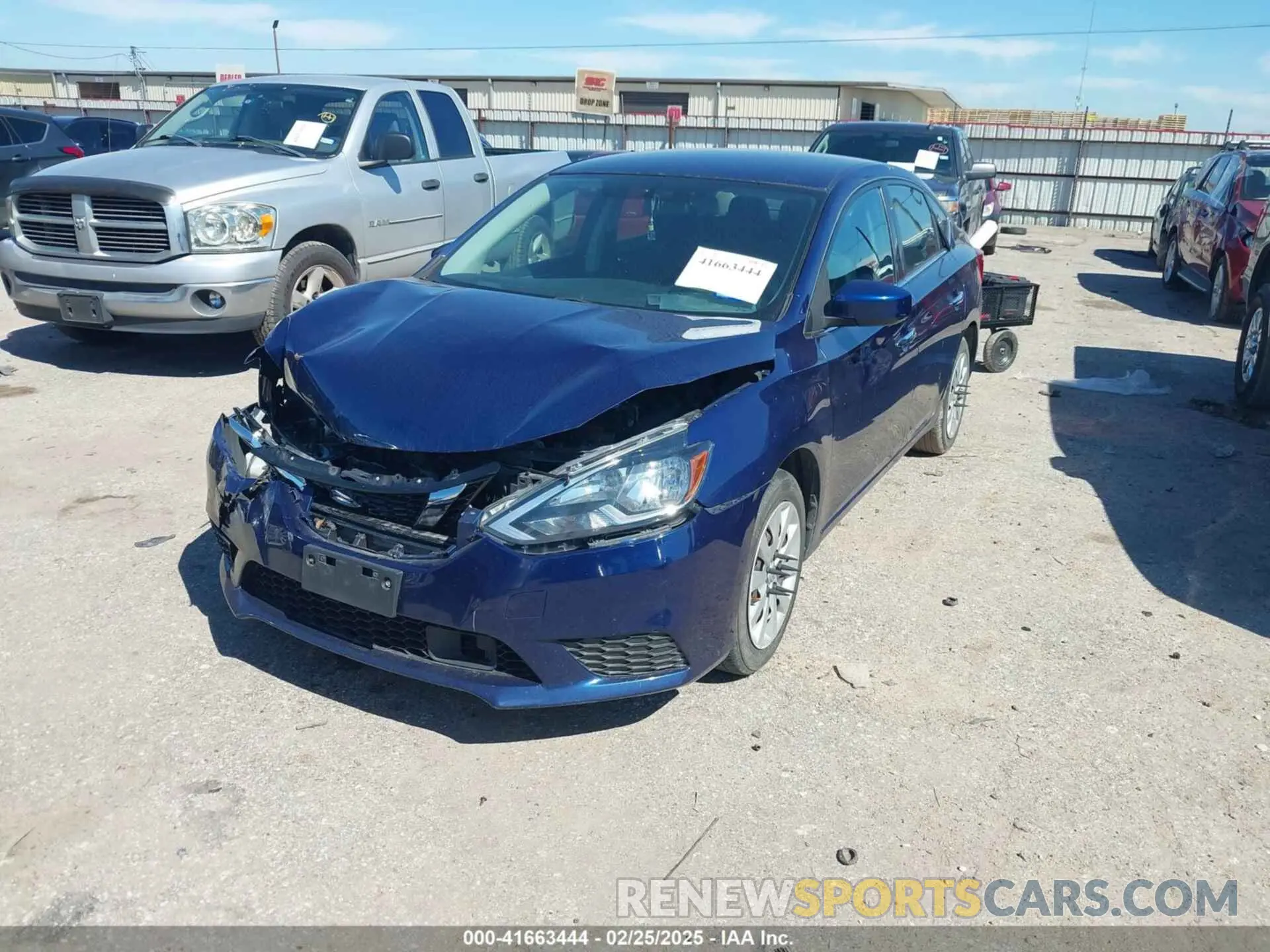 2 Photograph of a damaged car 3N1AB7AP9KY370054 NISSAN SENTRA 2019