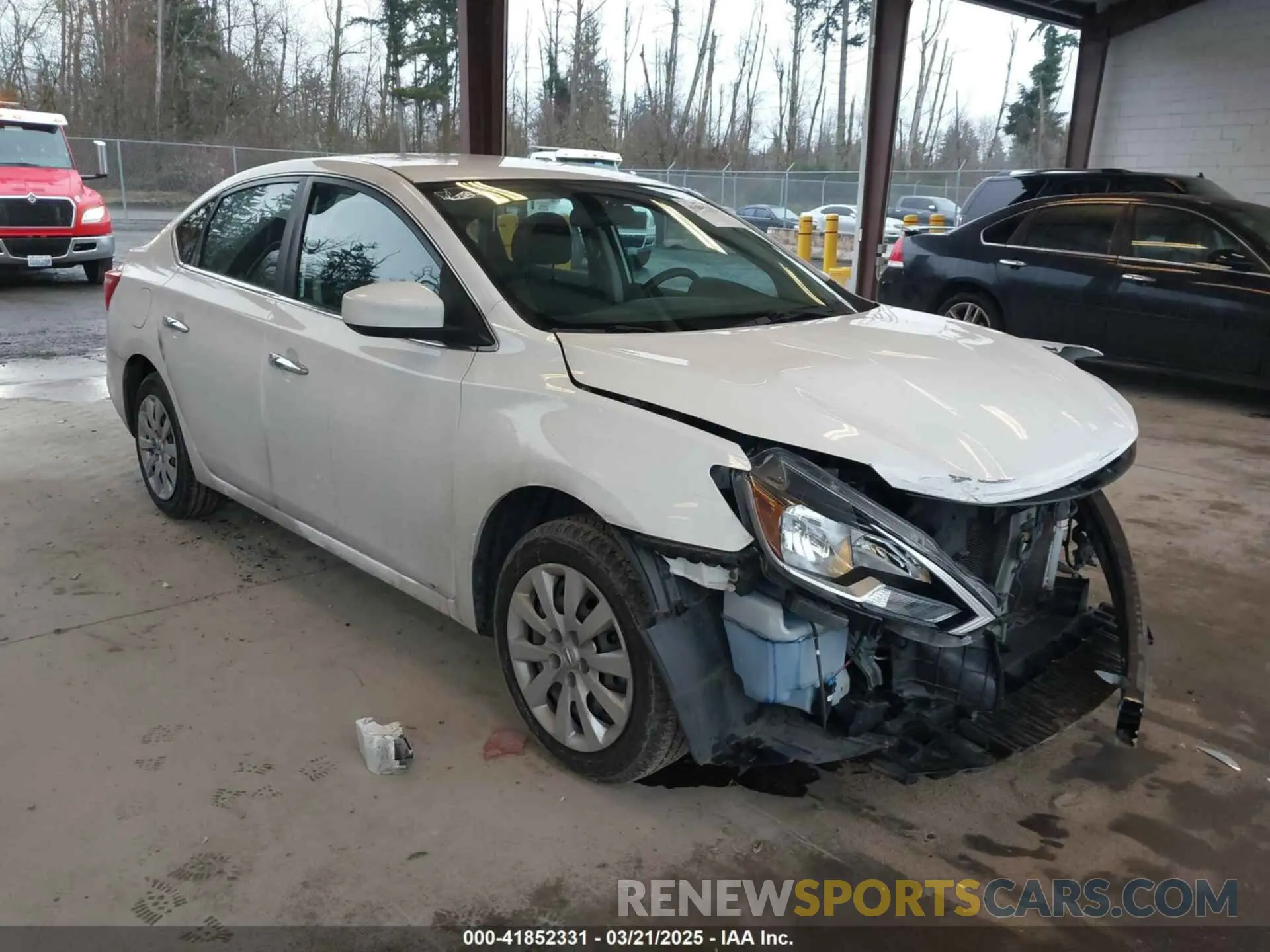 1 Photograph of a damaged car 3N1AB7AP9KY371589 NISSAN SENTRA 2019